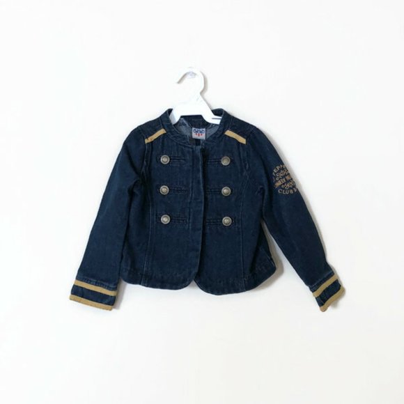 Denim jacket with gold embellishments - Picture 1 of 7
